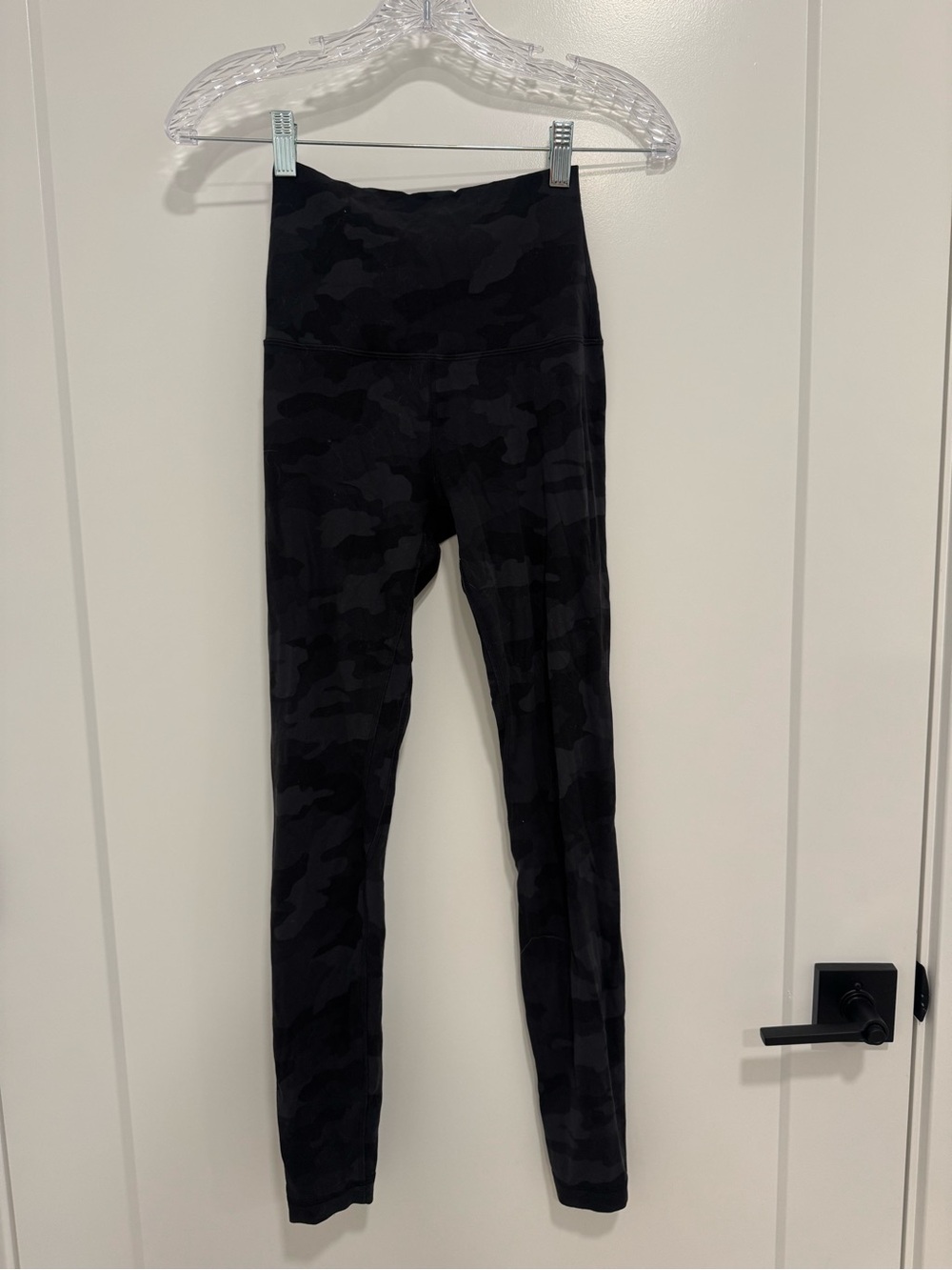Black Camo High-Waist Leggings